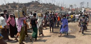 Bangladesh: Un incendio masivo dejó sin alojamiento a 45 mil personas rohingyas refugiadas