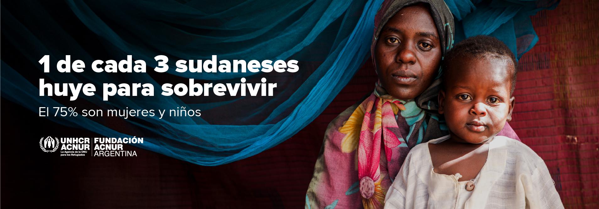 Sudán del Sur. Sumia Hassan y su familia huyeron del conflicto en Sudán, que ahora ha entrado en su segundo año.